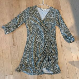 Monteau, Small, olive green mini dress